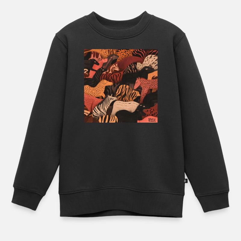 Shiny Diversity - Kinder Premium Organic Sweatshirt - Schwarz