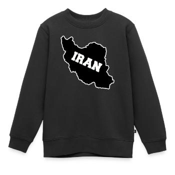 iran - Kinder Premium Organic Sweatshirt - Schwarz - Vorne - AI Model Kid Female (0cm)