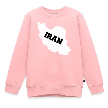 Iran - Kids Premium Organic Sweatshirt - rose - Front - AI Model Kid Female (0cm)