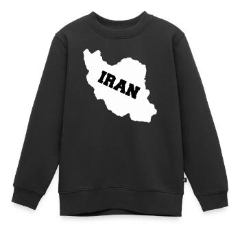 iran - Kinder Premium Organic Sweatshirt - Schwarz - Vorne - AI Model Kid Female (0cm)