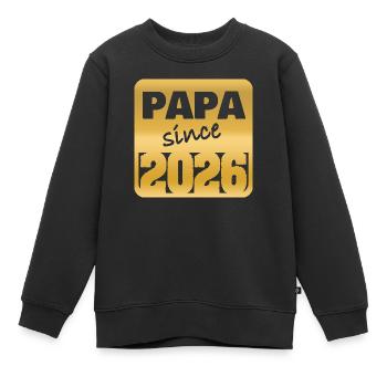 Jahr 2026 - Kinder Premium Organic Sweatshirt - Schwarz - Vorne - AI Model Kid Female (0cm)