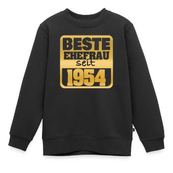 Hochzeit 1954 - Kinder Premium Organic Sweatshirt - Schwarz - Vorne - AI Model Kid Female (0cm)