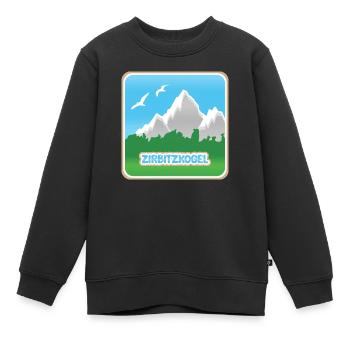 Alpinisme Zirbitzkogel - Sweat Premium enfant bio - noir - Devant - AI Model Kid Female (0cm)