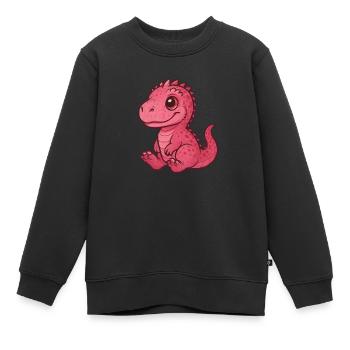 Pink Carcha Chibi - Kinder Premium Organic Sweatshirt - Schwarz - Vorne - AI Model Kid Female (0cm)