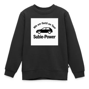 Mitem Gotti en tournée - Sweat Premium enfant bio - noir - Devant - AI Model Kid Female (0cm)