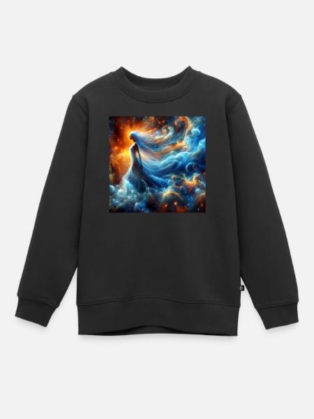 Femme Divine - Sweat Premium enfant bio - noir