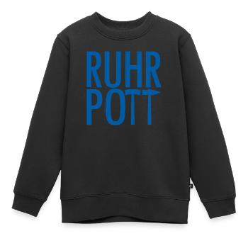 Ruhrpott - Kinder Premium Organic Sweatshirt - Schwarz - Vorne - AI Model Kid Female (0cm)
