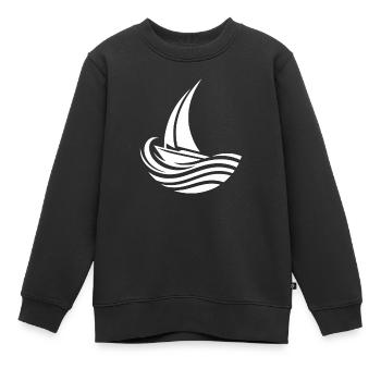Segelclub Feeling für unterwegs - Kinder Premium Organic Sweatshirt - Schwarz - Vorne - AI Model Kid Female (0cm)