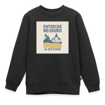 Entdecke Neuburg an der Donau - Kinder Premium Organic Sweatshirt - Schwarz - Vorne - AI Model Kid Female (0cm)