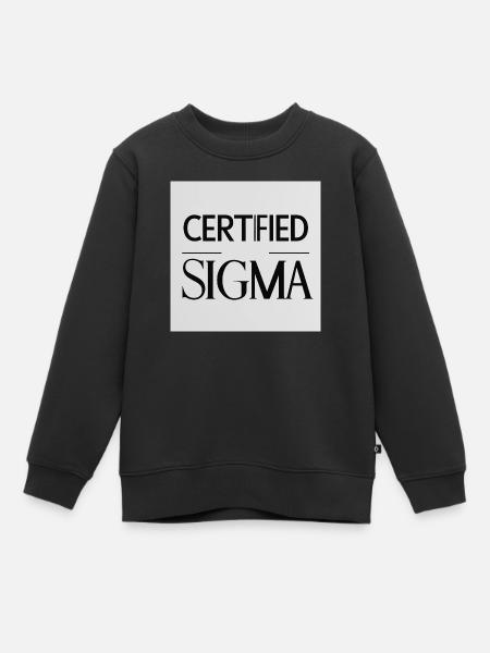 Certifié Sigma - Sweat Premium enfant bio - noir