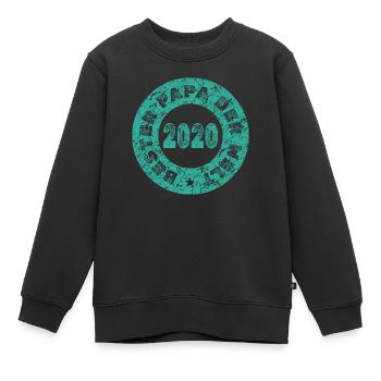 2020 - Kinder Premium Organic Sweatshirt - Schwarz - Vorne - AI Model Kid Female (0cm)