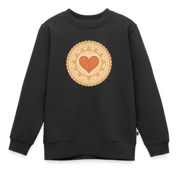 Mandala - Kinder Premium Organic Sweatshirt - Schwarz - Vorne - AI Model Kid Female (0cm)