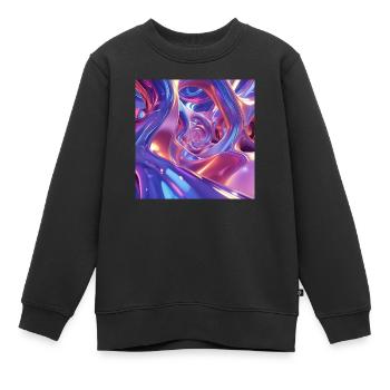 Kunst - Kinder Premium Organic Sweatshirt - Schwarz - Vorne - AI Model Kid Female (0cm)