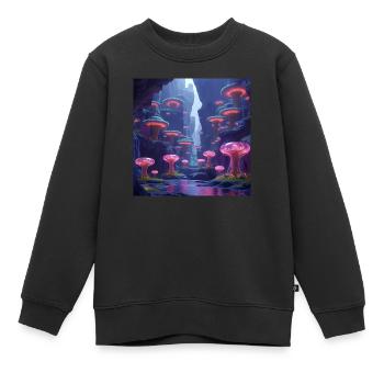 Fantasy Designs - Kinder Premium Organic Sweatshirt - Schwarz - Vorne - AI Model Kid Female (0cm)