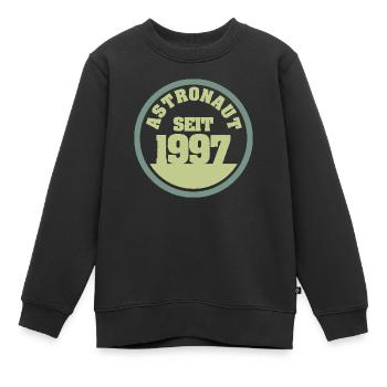 geboren 1997 - Kinder Premium Organic Sweatshirt - Schwarz - Vorne - AI Model Kid Female (0cm)