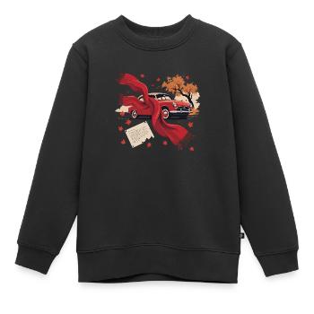 Emotional Autumn Club – Inspired by Red Era - Kinder Premium Organic Sweatshirt - Schwarz - Vorne - AI Model Kid Female (0cm)
