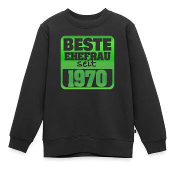 1970 - Sweat Premium enfant bio - noir - Devant - AI Model Kid Female (0cm)