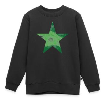 Camouflage vintage stern - Kinder Premium Organic Sweatshirt - Schwarz - Vorne - AI Model Kid Female (0cm)