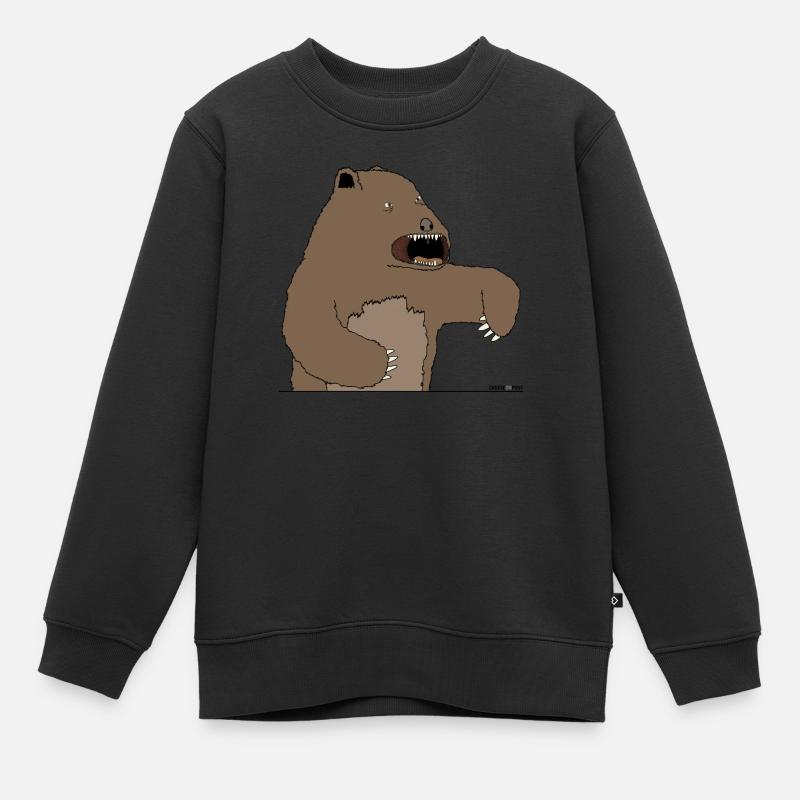 bear! - Kids Premium Organic Sweatshirt - black