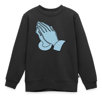Christentum Collection - Kinder Premium Organic Sweatshirt - Schwarz - Vorne - AI Model Kid Female (0cm)