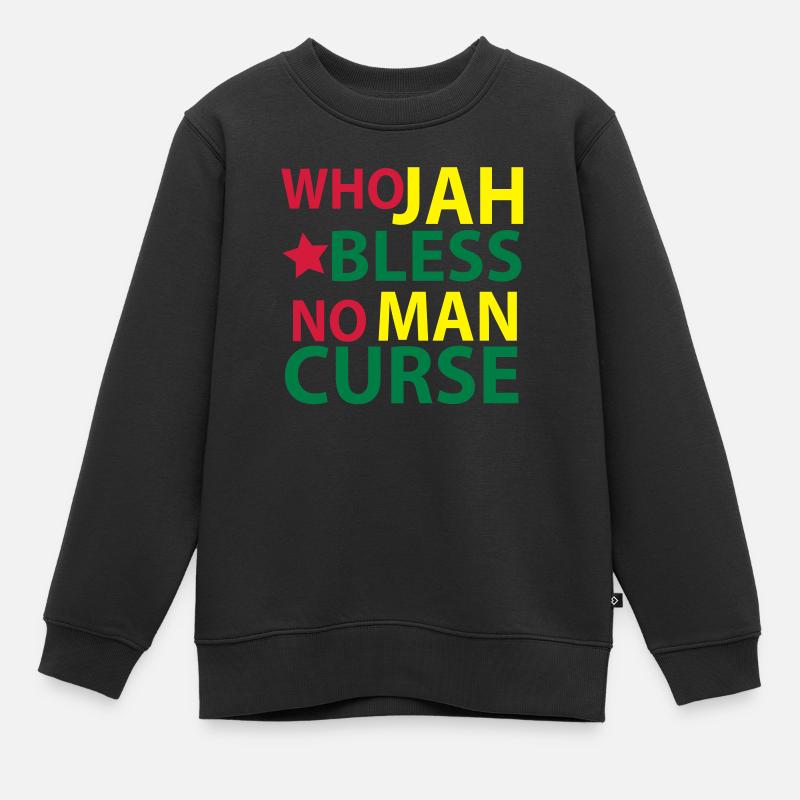 who jah bless - Sweat Premium enfant bio - noir