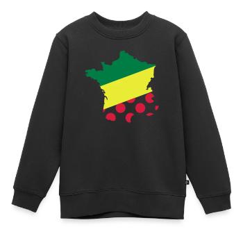 Tour de France - Sweat Premium enfant bio - noir - Devant - AI Model Kid Female (0cm)