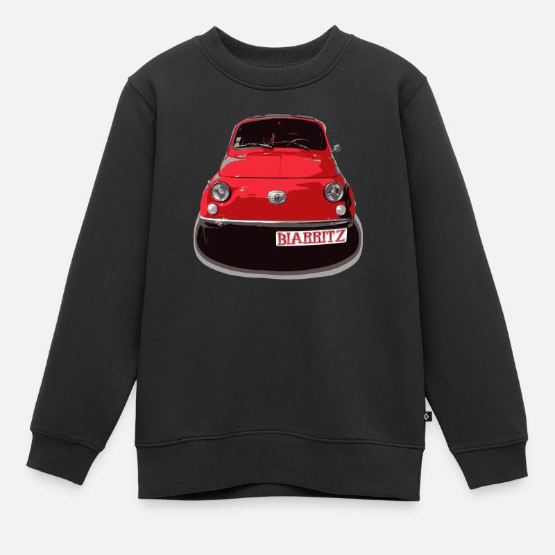 500 Biarritz - Kinder Premium Organic Sweatshirt - Schwarz