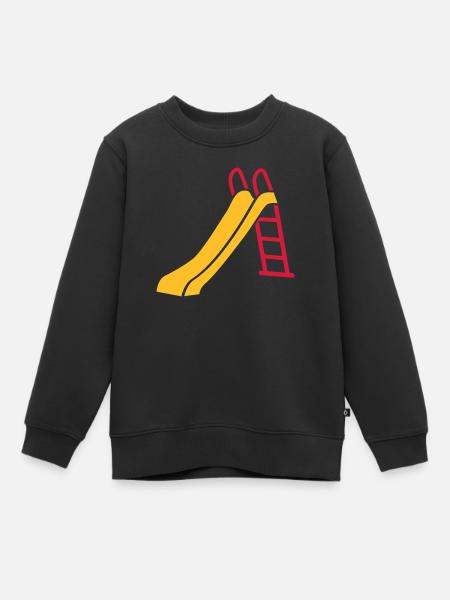 Rutsche - Kinder Premium Organic Sweatshirt - Schwarz