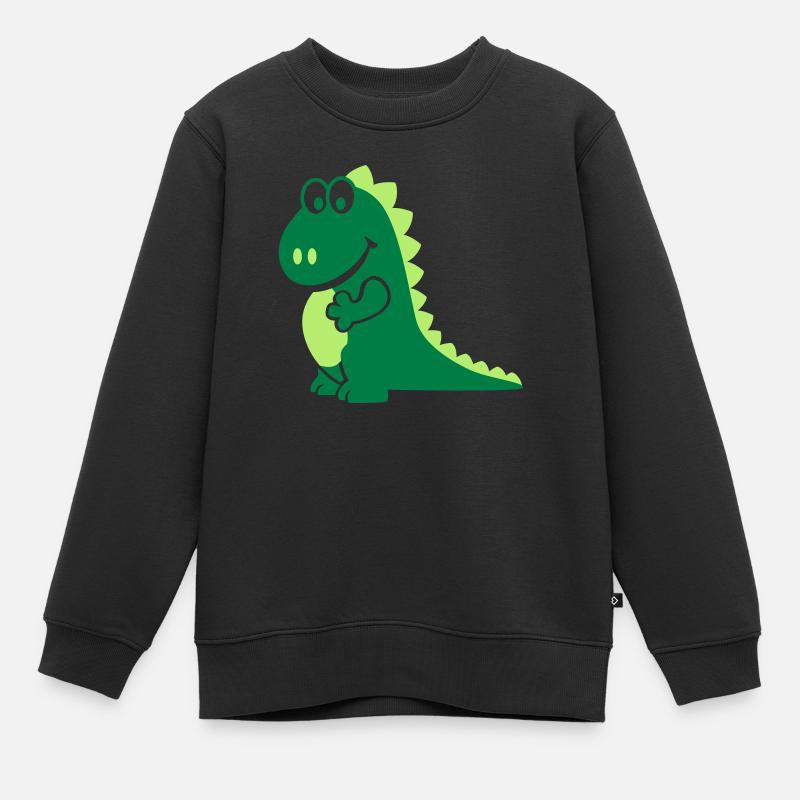 Dragon - Kids Premium Organic Sweatshirt - black