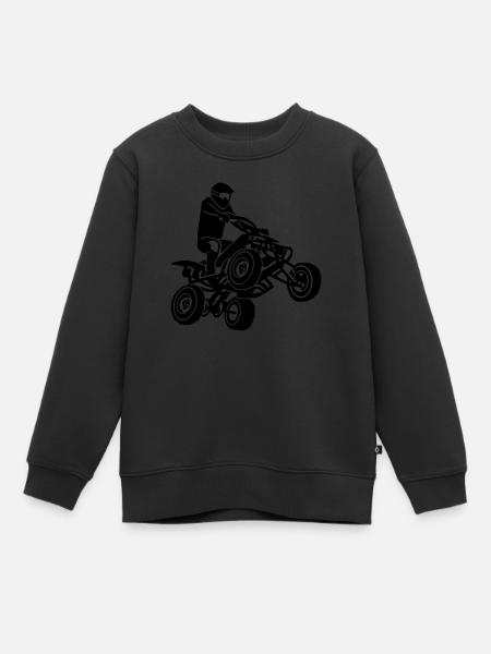 Quad - Sweat Premium enfant bio - noir