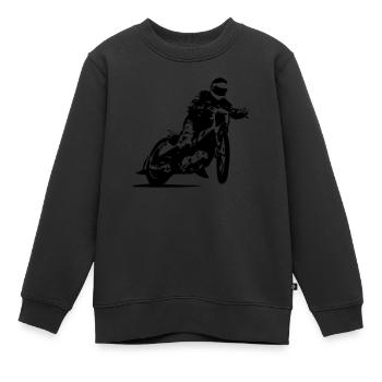Speedway Racing - Kinder Premium Organic Sweatshirt - Schwarz - Vorne - AI Model Kid Female (0cm)