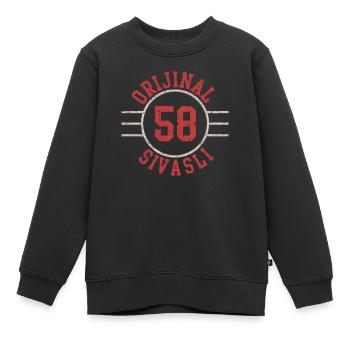 Sivas - Kinder Premium Organic Sweatshirt - Schwarz - Vorne - AI Model Kid Female (0cm)