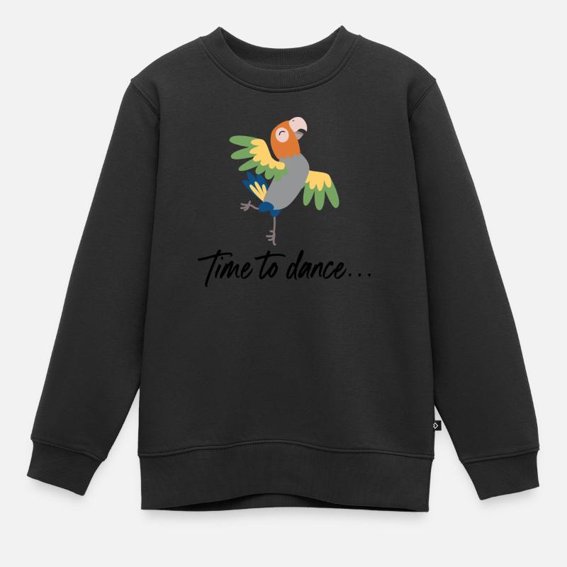 Tanzen - Kinder Premium Organic Sweatshirt - Schwarz