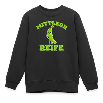 Mittlere Reife Realschule Schulabschluss - Kinder Premium Organic Sweatshirt - Schwarz - Vorne - AI Model Kid Female (0cm)