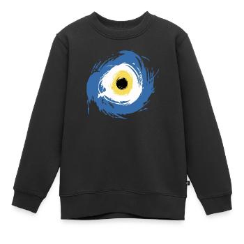Nazar - Kinder Premium Organic Sweatshirt - Schwarz - Vorne - AI Model Kid Female (0cm)