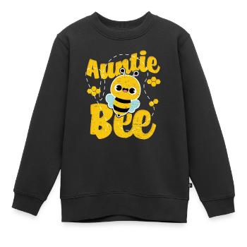 Tante Bee - Tante - Sweat Premium enfant bio - noir - Devant - AI Model Kid Female (0cm)
