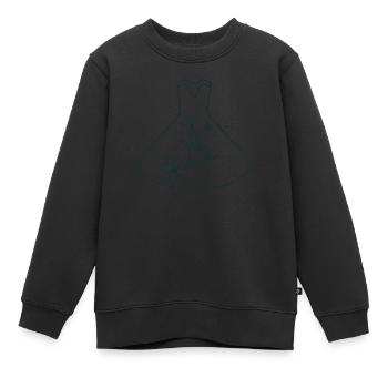 Robe de danse moderne avec des fleurs - Sweat Premium enfant bio - noir - Devant - AI Model Kid Female (0cm)