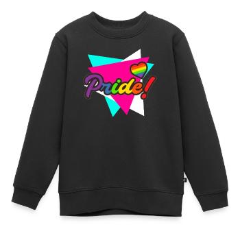 Gay Pride - Kinder Premium Organic Sweatshirt - Schwarz - Vorne - AI Model Kid Female (0cm)