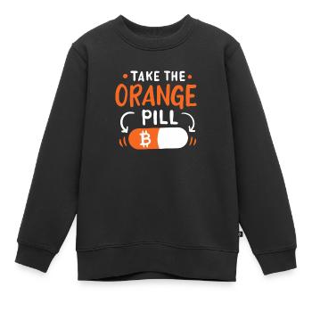 Handel mit Kryptowährungen - Kinder Premium Organic Sweatshirt - Schwarz - Vorne - AI Model Kid Female (0cm)