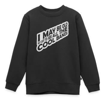 Je suis peut-être vieux - Sweat Premium enfant bio - noir - Devant - AI Model Kid Female (0cm)