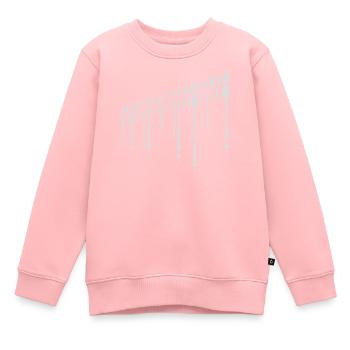 Mon visage le fera certainement - Sweat Premium enfant bio - rose - Devant - AI Model Kid Female (0cm)