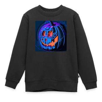 Halloween Kübis im Science-Fiction Stil - Kinder Premium Organic Sweatshirt - Schwarz - Vorne - AI Model Kid Female (0cm)