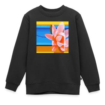 ROSE - Sweat Premium enfant bio - noir - Devant - AI Model Kid Female (0cm)