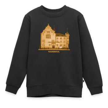 Radebeul Mairie Saxe-Meissen Viticulture Karl May - Sweat Premium enfant bio - noir - Devant - AI Model Kid Female (0cm)