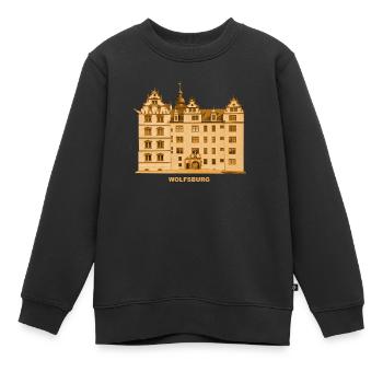 Wolfsburg Schloss Autostadt Niedersachsen - Sweat Premium enfant bio - noir - Devant - AI Model Kid Female (0cm)
