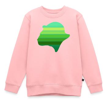 Fond profil N°2 - Sweat Premium enfant bio - rose - Devant - AI Model Kid Female (0cm)