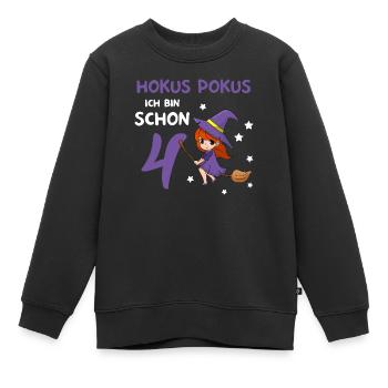 3. Geburtstag Hexerei Zauberei Hexe - Kinder Premium Organic Sweatshirt - Schwarz - Vorne - AI Model Kid Female (0cm)