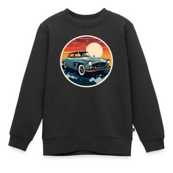 oldtimer Klassik - Kinder Premium Organic Sweatshirt - Schwarz - Vorne - AI Model Kid Female (0cm)