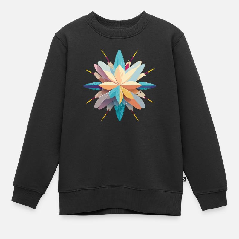 Des stands - Sweat Premium enfant bio - noir