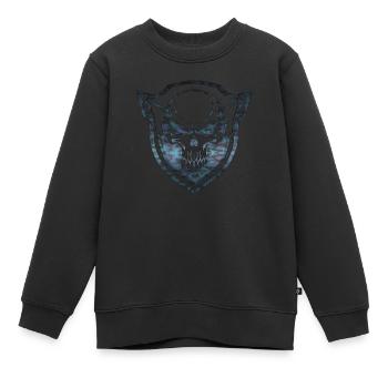 Armée, Guerre, Militaire, Uniforme, Force, Soldat Camouflage - Sweat Premium enfant bio - noir - Devant - AI Model Kid Female (0cm)